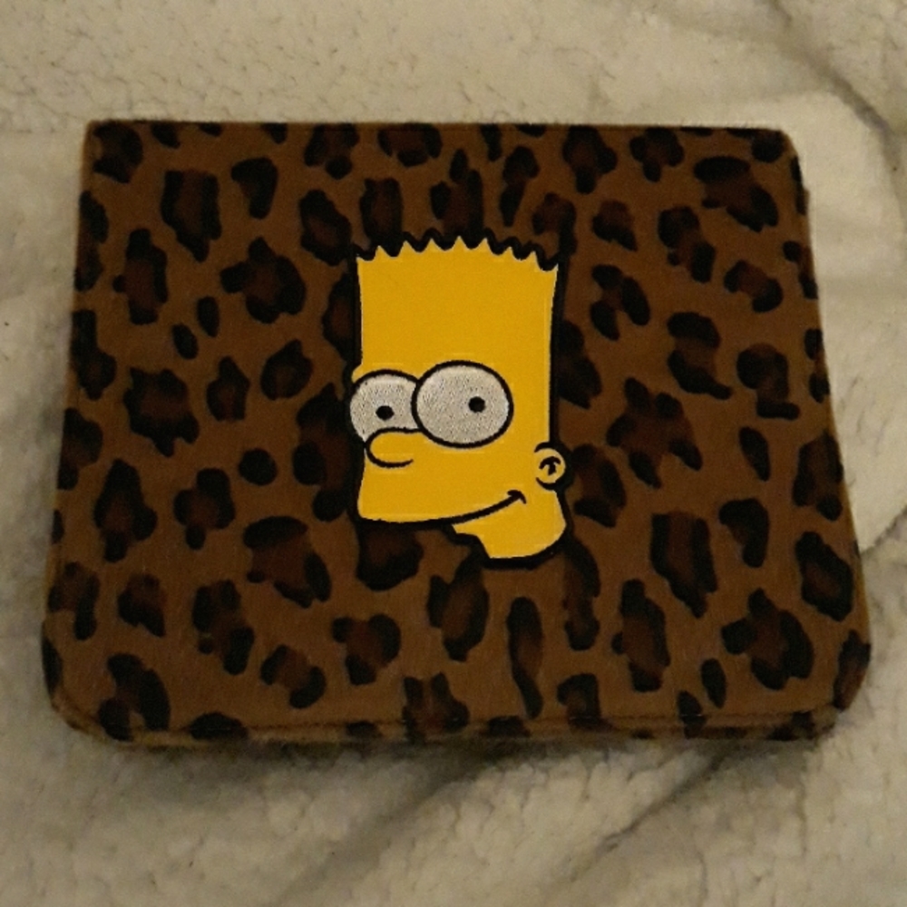 The Simpsons , Bart Simpson, Leopard  Print, FUN purse.  NWOT